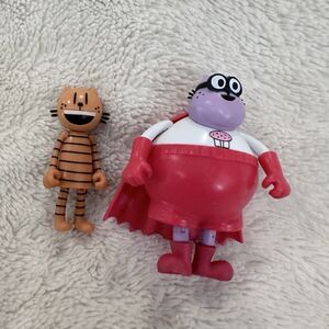 Jaaks Dog Man Figures Lot Of Two Petey The Cat Toy Cake Topper